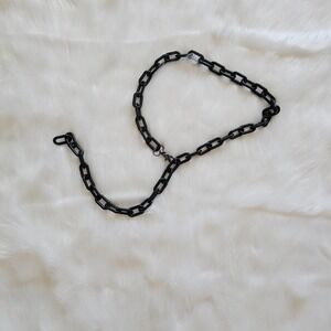 Chunky Black Chain Belt Body Chain‎ Accessory